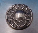 Art Nouveau Sterling Silver and Cut Crystal Dresser Jar Circa 1900 (#7247)