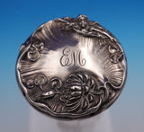 Simons Bros Sterling Silver Glass Dresser Jar Woman Water Lily #11562 (#9158)