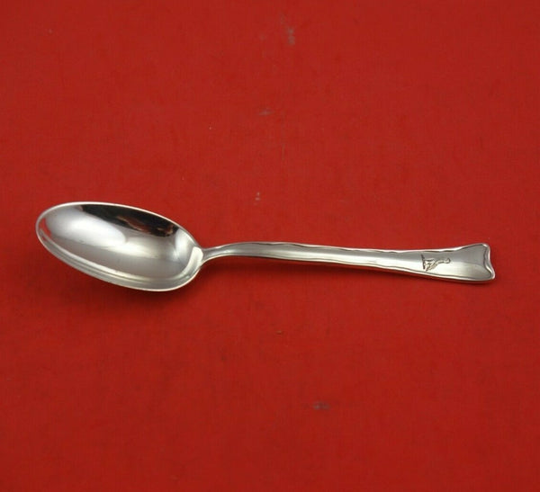 Lap Over Edge Plain by Tiffany and Co Sterling Silver Teaspoon Engraved Hawk 6"