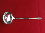 Queen's Lace by International Sterling Silver Soup Ladle HHWS Custom 10 1/2"