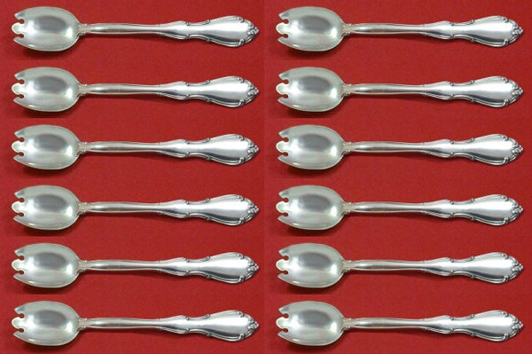 Fontana by Towle Sterling Silver Ice Cream Dessert Fork Custom Set 12pc 6"