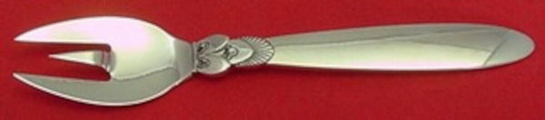 Cactus by Georg Jensen Sterling Silver Lemon Fork Raised Center Tine GI/GJ Mark