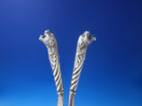 English Victorian Sterling Silver Glove stretcher Leopard w/ Garnet Eyes (#6320)
