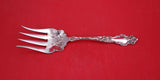 Eton by Wallace Sterling Silver Salad Serving Fork 4-tine all sterling 8 3/4"