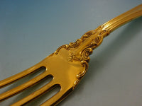 Chantilly Vermeil by Gorham Sterling Silver Flatware Set Service 46 Pcs Dn Gold