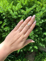 10k Rose Gold Australian Genuine Natural Opal Victorian Ring Size 6 (#J6783)