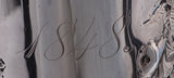 Chased Vine by Gorham Coin Silver Tea Set 4pc Gothic Style #140 w/Monogram #7642