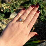 10k Yellow Gold 1.67 Carat Genuine Natural Moonstone Ring Size 7 (#J6354)