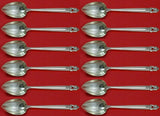 Royal Danish International Sterling Grapefruit Spoon Flute Custom Set 12 pcs