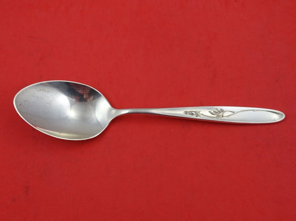 Rose Solitaire by Towle Sterling Silver Serving Spoon 8 5/8" Heirloom Silverware