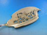 Posen German 800 Silver Fish Server Pierced Fish & Seaweed 11 1/4" Art Nouveau