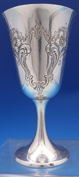 King Edward by Gorham Sterling Silver Goblet Hand Chased 272 6 3/4" (#4349-2)