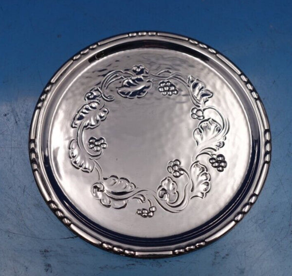 Ornamental #51 by Georg Jensen Sterling Silver Butter Pat with GJ Mark (#7918)