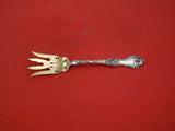Les Cinq Fleurs by Reed & Barton Sterling Beef Fork GW Pierced Flowers 6 7/8"