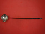 Thomas Shepherd English Georgian Sterling Silver Toddy Ladle Twisted Ebony Spout