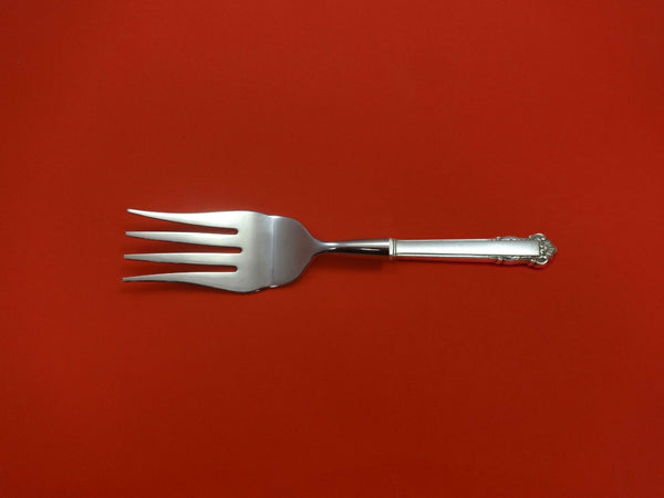 English Shell by Lunt Sterling Silver Buffet Fork Custom Made HH WS 8 1/2"