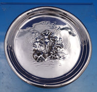 Blackinton Sterling Silver Pin Tray with Nude Woman Men Cherubs #1303 (#7988)