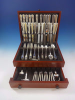 Hamilton Gramercy Tiffany Sterling Silver Flatware Set 12 Service 111 Pcs Dinner