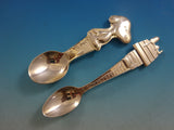 Peanuts Snoopy Child Baby Infant Feeding Spoon Set 2-Piece Silverplate Gift New