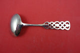 Ringebu by David Andersen Norwegian .830 Silver Sugar Spoon oblong bowl 4 3/4"