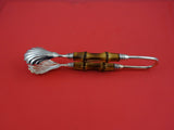 Tahiti by Buccellati Sterling Silver Ice Tong Bamboo handle 8 3/8"