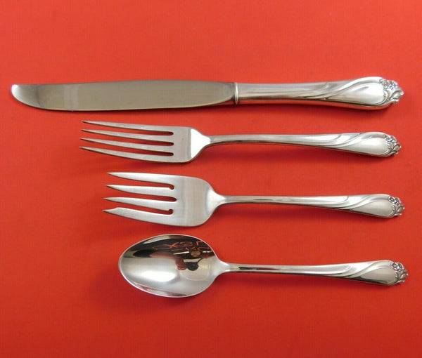 Enchanted Rose by International Sterling Silver Regular Place Setting(s) 4pc