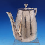 Colonial by Whiting Sterling Silver Tea Set 7pc with Kettle on Stand (#8537)