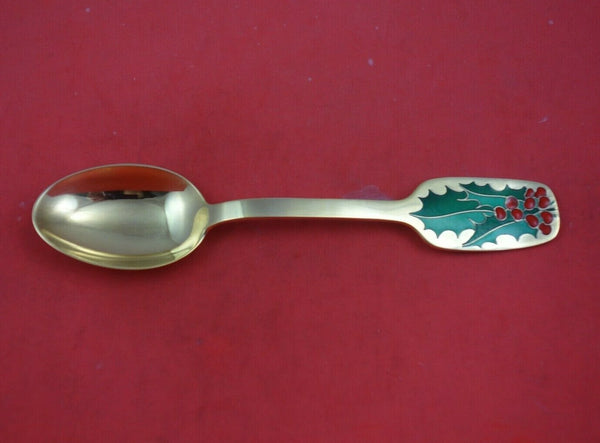 Christmas Spoon by A. Michelsen Danish Sterling Silver Teaspoon 1946 Vermeil