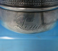Grecian by Wood and Hughes Sterling Silver Basket w/ Handle #85 c.1869 (#5877)