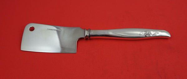 Sea Rose by Gorham Sterling Silver Cheese Cleaver custom made WS 7 3/4""