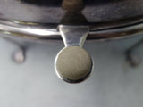 English Silver on Copper Warming Dome with Stand c. 1800 8" x 1 1/2" (#5978)