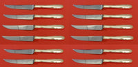 Madeira by Towle Sterling Silver Steak Knife Custom Set 12 pcs 8 1/2"