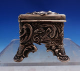Louvre by Shiebler Sterling Silver Stamp Box #2744 1 3/8" x 3 5/8" (#8714)