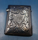 Minshull and Latimer English Victorian Sterling Silver Stamp Holder (#6548)