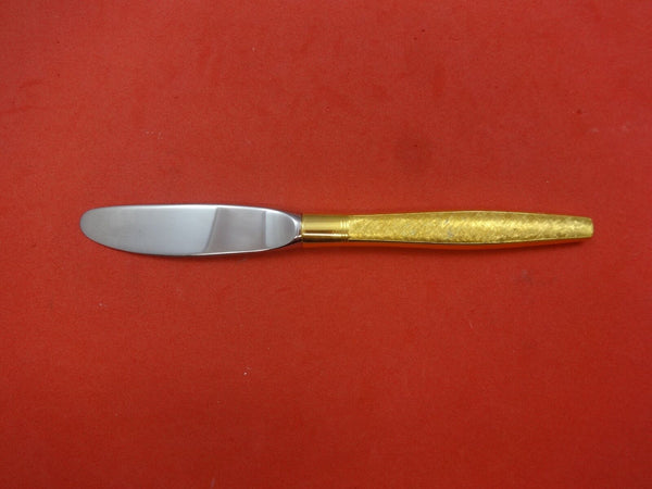 Florentine Vermeil by Kirk Sterling Silver Butter Spreader Hollow Handle 6 1/2"