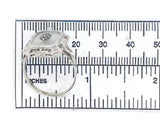 14k Gold Filigree Genuine Natural Rock Crystal Diamond Ring Size 8.75 (#J6498)