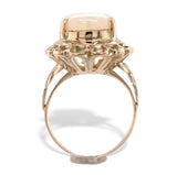 12k Yellow Gold 4.82 Carat Genuine Natural Australian Opal Ring 5.75 (#J7490)