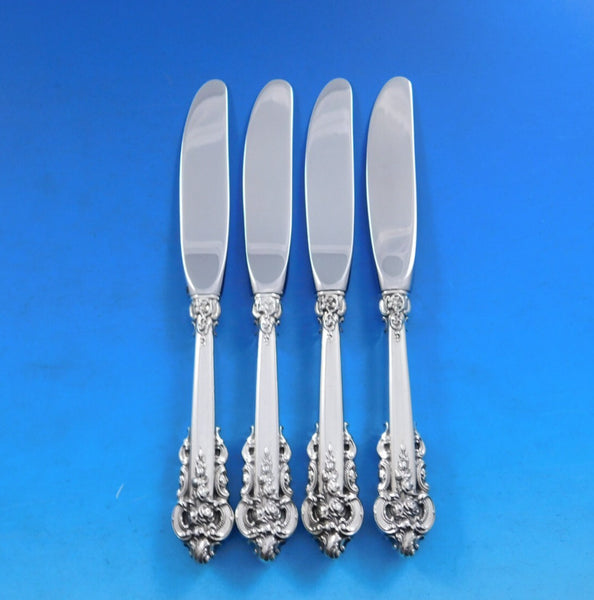 Grande Baroque by Wallace Sterling Silver Butter Spreader HH Modern Set of 4pcs