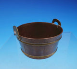 Mixed Metals Copper Brass Smoking Set 4pc Bucket Pail Arts and Crafts (#3557)