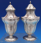 Newport Scroll Frank Smith Sterling Silver Salt & Pepper Shakers Pair (#8369)
