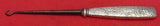 Lap Over Edge Acid Etched by Tiffany Sterling Silver Button Hook Flowers 8 1/2"
