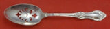Wild Rose by International Sterling Silver Serving Spoon Pierced Orig 8 1/4"