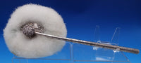Louis XV Sterling Silver Powder Puff Vanity Base Cupids c1890 Rare Huge (#8376)