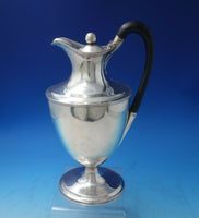 Edward Fernell English Georgian Sterling Silver Wine Ewer Pitcher w/Ebony #5679