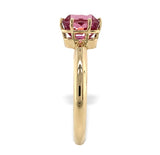 14k Yellow Gold 1.36 Carat Pink Genuine Natural Spinel Solitaire Ring (#J7320)