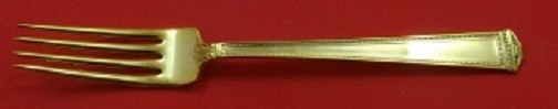 Pantheon Vermeil by International Sterling Silver Regular Fork 7 1/4" Gold