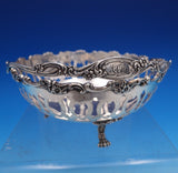 Floral by Theodore Starr Sterling Silver Candy Dish w/Swing Handle #888 (#7782)
