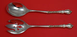 Du Barry by International Sterling Silver Salad Serving Set Pierced Custom 2pc