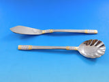 Golden Corsica by Wallace 18/10 Stainless Steel Flatware Set Service 53 pieces