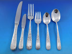 Old Maryland Engraved by Kirk Sterling Silver Flatware Set Service 51 pcs Dinner